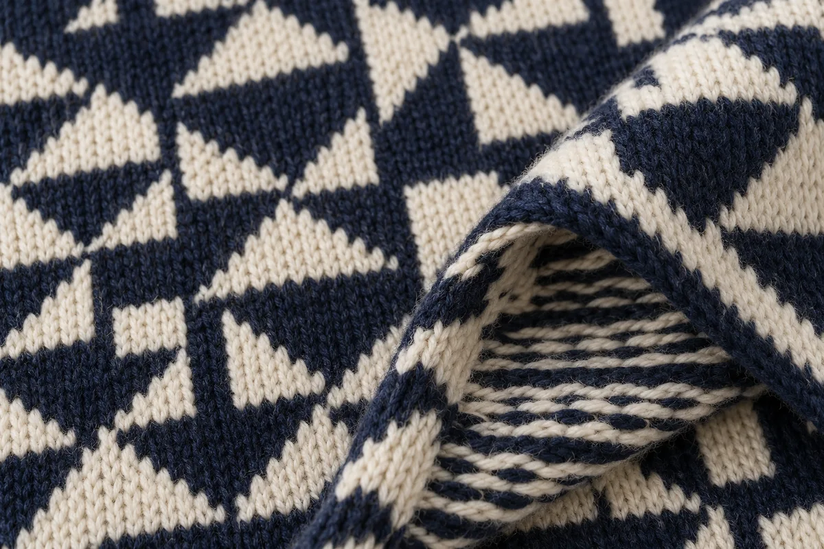 Hvad er jacquardstrik? Valg ved produktion af mønstrede sweatre